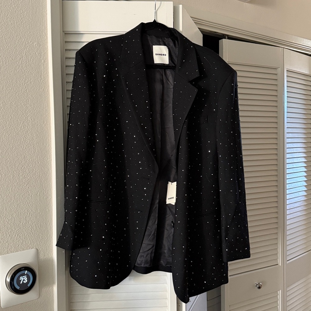 Sandro Rhinestone Blazer - Picture 3 of 5